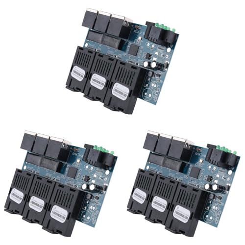 Bannik 3X C[Tlbgt@Co[XCb`100M PCBA {[hfBARo[^ 20Km 3 t@Co[ 3 RJ45 T|[g RPOE VvbNX SC t@Co[XCb`