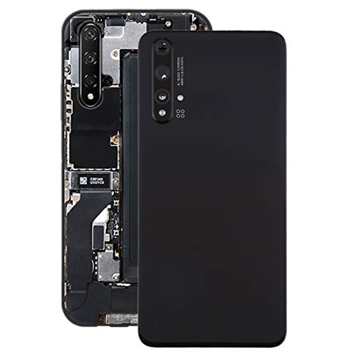 Cache arrière Huawei Nova 5T noir avec vitre caméra anti-rayures