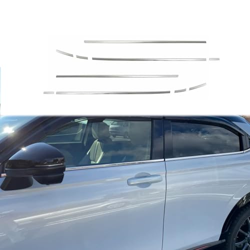 Sodukyn ホンダ 新型 ヴェゼルRV系RV3 RV4 RV5 RV6に対応サイドウインドウモールトリム 窓差しモールパーツ 鏡面メッキ仕上げ ステンレススチール ドレスアップアクセサリー10枚/セット