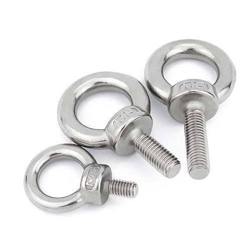 AC{g˂A Eye Bolts 304 Stainless Steel M20x30/50/65/80/100mm(M20*65)