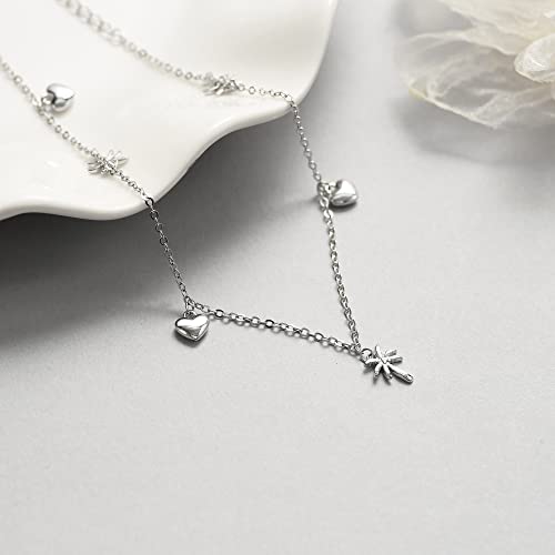 Hukkun Ankle Bracelets For Women Sterling Silver Palm Tree Charm Sunmmer Beach Anklet For Women #TOP2