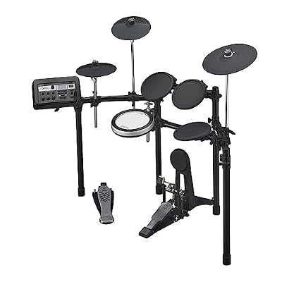 Yamaha DTX6K-X Electronic Drum Set with DTX-PRO Module, 70 Premium Customizable Kits, Kit Modifier Controls, USB Audio/MIDI, Silent Silicone Heads, DTX Touch Sound Editor Smart App
