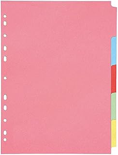 Q-Connect 5-Part Subject Divider Multi-Punched A4