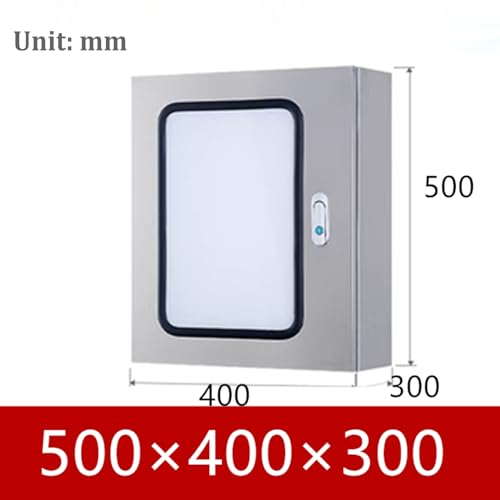 Caja de distribución eléctrica de Acero Inoxidable Resistente a la Intemperie con Puertas Dobles, Carcasa Exterior para disyuntores y Redes, solución de Montaje Seguro.