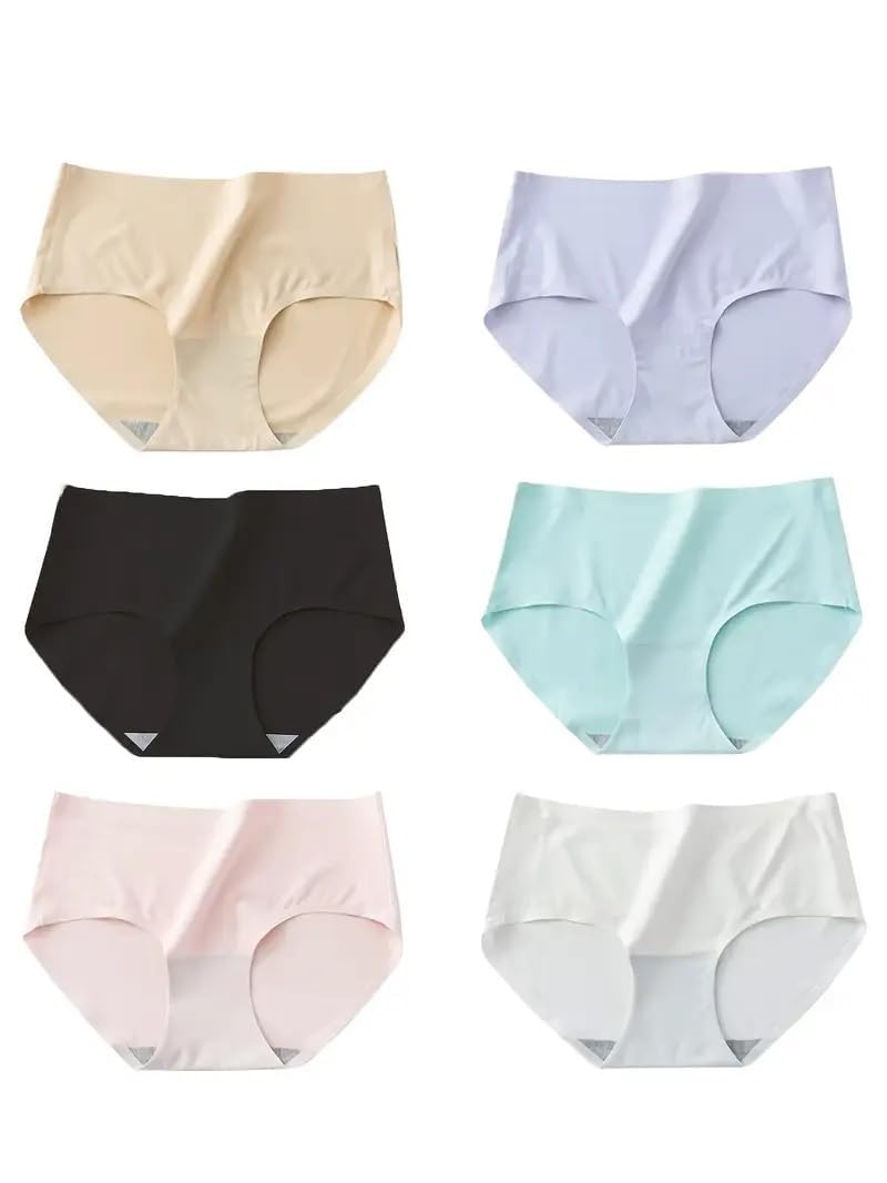 dilency sales Women's & Girl's Regular Wear Seamless Hipster Ice Silk Panty (Sizes M to XXL)(Pack-of-2) (Random Colours as per Availability)-picture-21