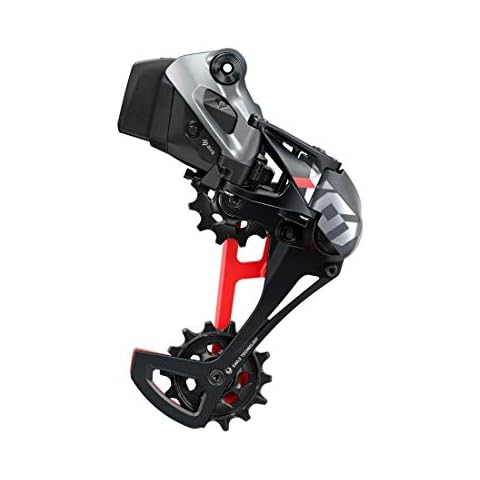 SRAM Unisex - Erwachsene X01 Eagle AXS Schaltwerk, rot, 12-Fach Käfig aus Aluminium Cover