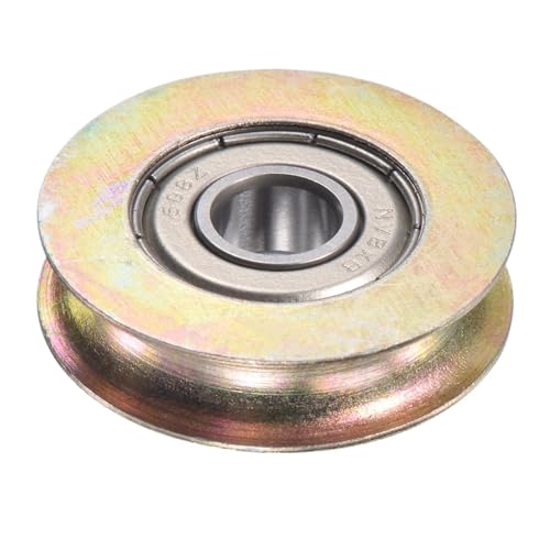Roulettes coulissantes en U 32mm roulement acier fluide pour quincaillerie meuble