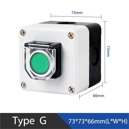 Bouton-poussoir démarrage ascenseur 1P 5A boîte commande arrêt urgence IP65