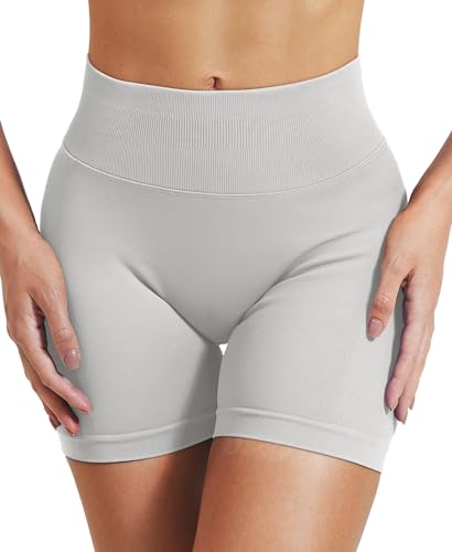 Image of VOYJOY Women Workout Impact Shorts 2.5 inch / 3.6 inch / 4.5 inch / 6 inch Scrunch Butt Booty | Tummy Control, High Waisted, Bike Short, Gentle Compression, for Women