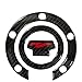 Per Yamah-a R1 R6 FZ6R FZ1S Per Fazer FZ6 FZ8 XJ6 3D In Fibra Di Carbonio Motociclo Carburante Gas Tappo DCopertura Rilievo Carro Armato Protezione Adesivi Decalcomania Moto Protezioni Paraserbatoio