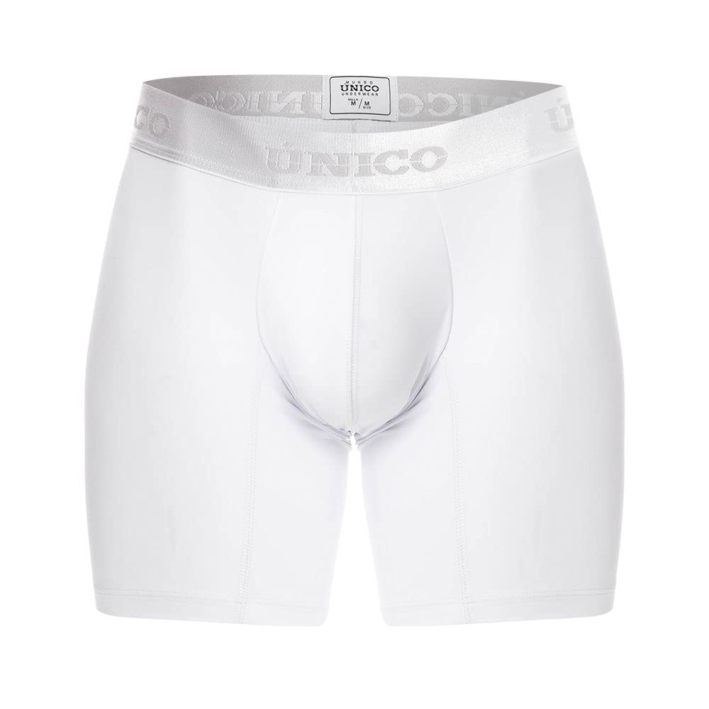 Mundo UnicoMen Boxer Briefs Trunks Colombian Underwear Ropa Interior Colombiana de Hombre, 00-white_style_22120100201, M