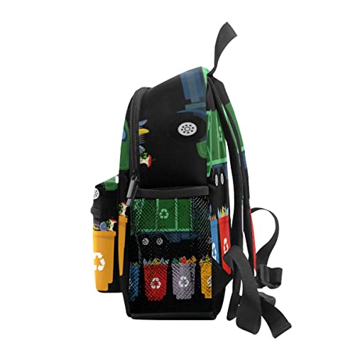 FCZ-Kids-School-Bag-Girls-Boys-Preschool-Toddler-Backpack-for-Boy-Girl-Lightweight-Shoulder-Book-Bag-for-Kids-Perfect-Back-Pack-for-Toddler-to-Kindergarten-Garbage-Truck-Trash FCZ Kids School Bag Girls Boys Preschool Toddler Backpack for Boy Girl Lightweight Shoulder Book Bag for Kids Perfect Back Pack for Toddler to Kindergarten Garbage Truck Trash