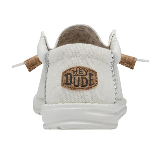 Image of HEYDUDE Men's Wally Linen | Men's Loafers | Men's Slip On Shoes | Comfortable & Light-Weight
