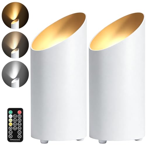 Wireless Battery-Operated Floor Can Light - 6000K LED Up Lights with Timer and Remote , 3 Color Temperatures and Dimmable Uplighting Spotlights ,Ideal for Indoor Corners, Sofas, Plants, and Wall Art