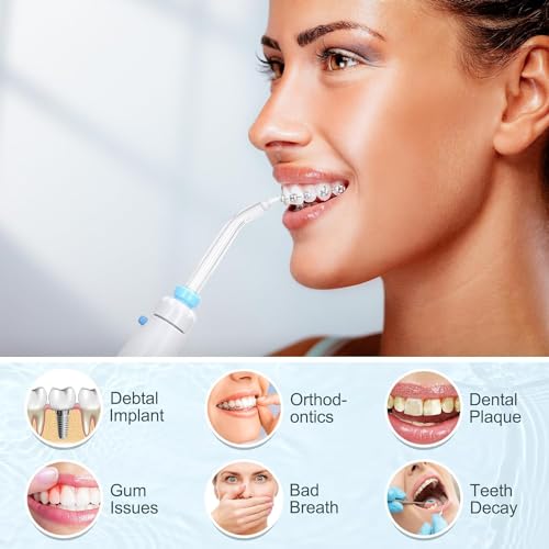 Homuserr POHD62340 Water Flosser, Power Dental Water Flossers For Teeth & Braces Cleaning, Electric Oral Irrigator Water Flosser For Adults & Kids thumb #6