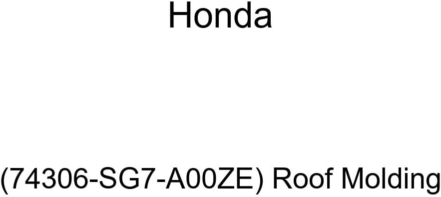 Amazon.com: Genuine Honda (74306-SG7-A00ZE) Roof Molding : Automotive