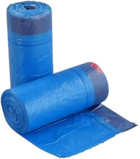 Yarebest 10 Liter Drawstring Bin Liners, Blue Trash Bags, 110 Bags
