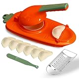 Dumpling Maker - Portable Press Molds 2 In 1 - Manual cheese grater - Kitchen Pressing Portable Past