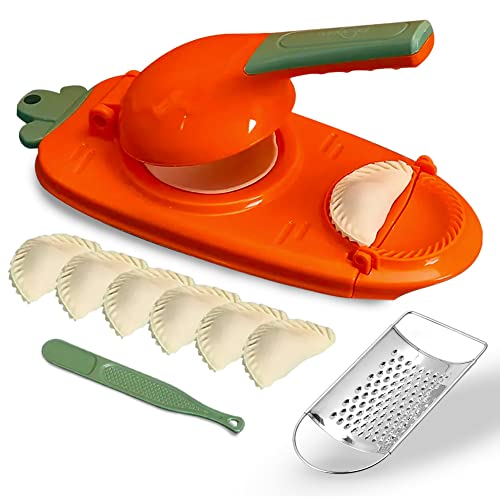 Dumpling Maker - Portable Press Molds 2 In 1 - Manual Cheese Grater - Kitchen Pressing Portable Pasta Maker - Bpa Fre #TOP19
