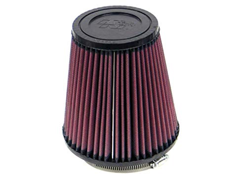 Image of K&N High-Flow Original Lifetime Universal Clamp-On Air Filter: High Performance, Premium, Washable: Flange Diameter: 3.5 In, Filter Height: 6 In, Flange Length: 1.75 In, Shape: Round Tapered, RF-1031