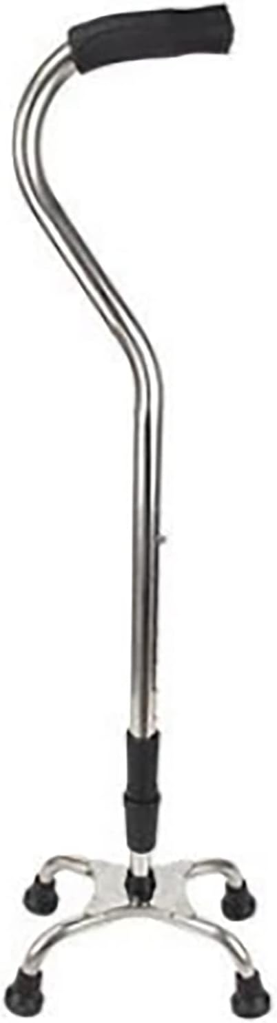 Large Cane Light Four-Claw Elderly Crutches Multi-Functional Adjustable Non-Slip Crutches