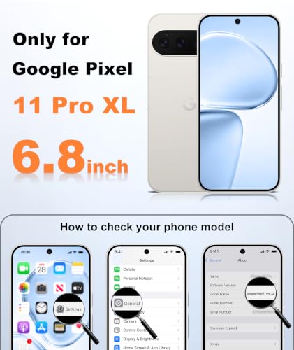 Image of FNTCASE for Google Pixel 11 Pro XL Case Light Blue: Compatible with MagSafe