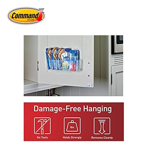 Command Large Caddy, Organize Damage-Free, 1 caddy, 4 strips (HOM-15)