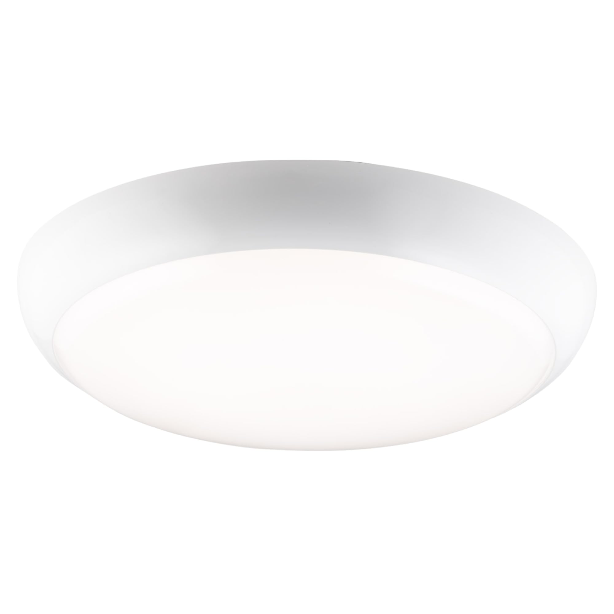 EVOGES Horizon LED Bulkhead Ceiling & Wall Light, Colour Temperature Switchable 3000K/4000K/6000K, Power Selectable 12W/15W/18W, Round, IP65 Water Resistant, White Trim (Standard)