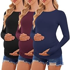 3pcs Black / Wine / Navy Blue