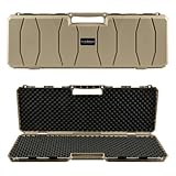 HTGベーシック WAVE 100 (大容量 軽量 Stackable/積み重ね可能) ハードガンケース ガンケース ハードケース 100cm Tan (Economyモデル)