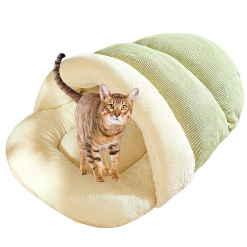 Lifetips オシキャット Ocicat ペットベッド 犬猫兼用 冬用 寝袋型 ふわふわ クッション 保温 防寒 洗える 小型犬 中型犬 室内 おしゃれ 北欧風 ソファ ハウス 快眠グッズ 抱っこ感覚 多頭飼い対応 寝具 抗菌 防臭 速乾 低アレルゲン