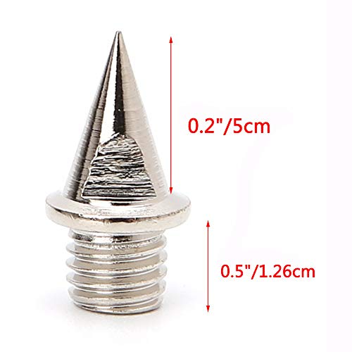 image for AUGSUN 110pcs 1/2inch Stainless Steel Track and Cross Country Spikes w