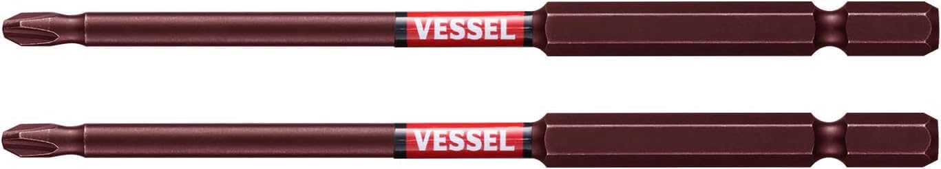 VESSEL Recessed SAKISUBO Bit(2 piece set) [No.SS162120] (Ph No.2 x O/D 4.5 x 120 2PC Set) (Japan Import) - Amazon product rated Grade A