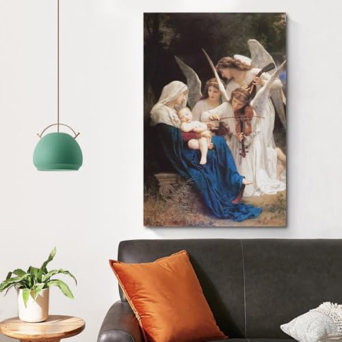 Poster à suspendre Bouguereau Song of Angels déco murale grand format