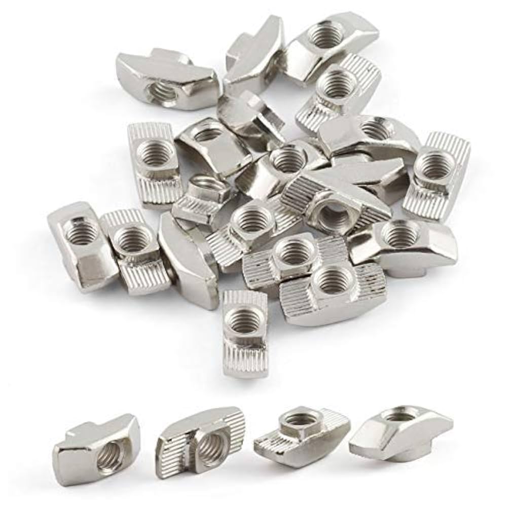 2020 3030 4040 Drop In Tee T-nut Nuts Set For T Slot Aluminium Profile Extrusion | UK