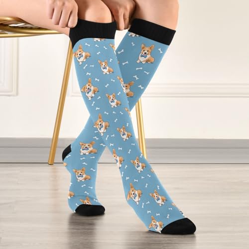 Image of Wusikd Cats Compression Socks for Women and Men Circulation Cute Long Socks for Athletic Running 1