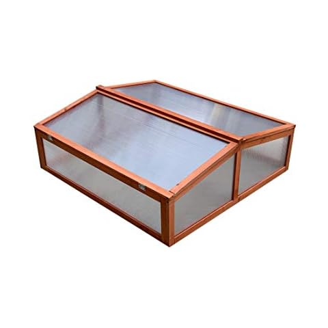 Gardiun Wooden Greenhouse Wood/Polycarbonate Cover