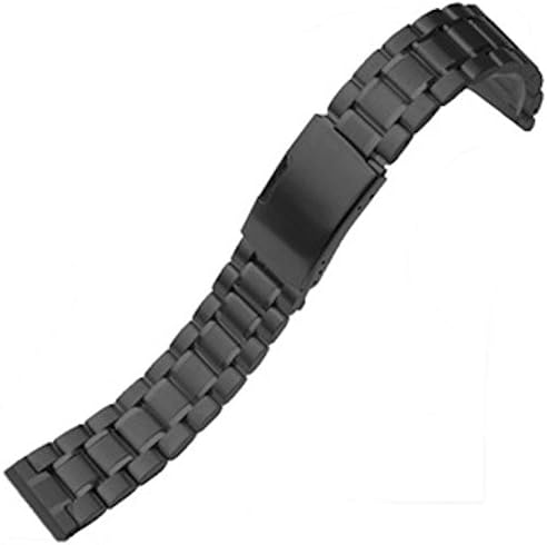 Amazon Gfyfs L O K 直カン式 腕時計 交換ベルト ステンレス 3連 無垢バンド バネ棒 バネ棒外し付 1 ブラック24mm 時計バンド 腕時計 通販