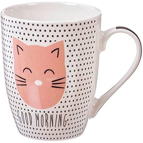 Taza de cerámica para té y café con diseño de gato, apta para lavavajillas y microondas Cover
