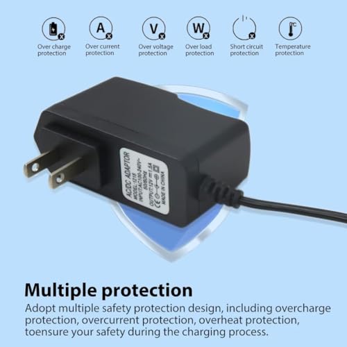Replacement 9.84Ft 12V Adapter Power Supply Charger Power Cord for Yamaha keyboards P71, YPG-235, PSR-F51, PSR-GX76, PSR-E253, PSR-E263, PSR-E273, PSR-E353