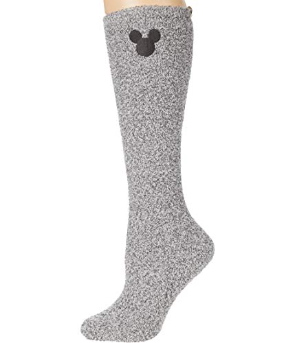 Barefoot Dreams Cozychic Classic Women's Disney Mickey Mouse Socks-Cream/Carbon #TOP28