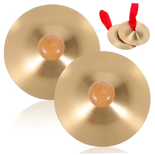 NULYLU Hand Finger Cymbals Set for Boys and Girls Cymbals Musical Percussion Instrument