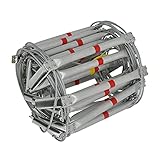 ZXCVBAS Rettungsleiter,Mehrzweckleiter,Kletter-Fluchtleitern,Feuerbeständige Stahldrahtseilleitern,rutschfeste, Verschleißfeste,Rettungsleitern Aus Aluminiumlegierung,8m/26.24ft
