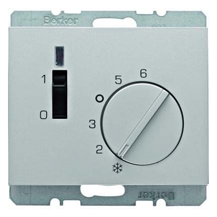 Termostato K.5 finition aluminium laqué pour architecture moderne