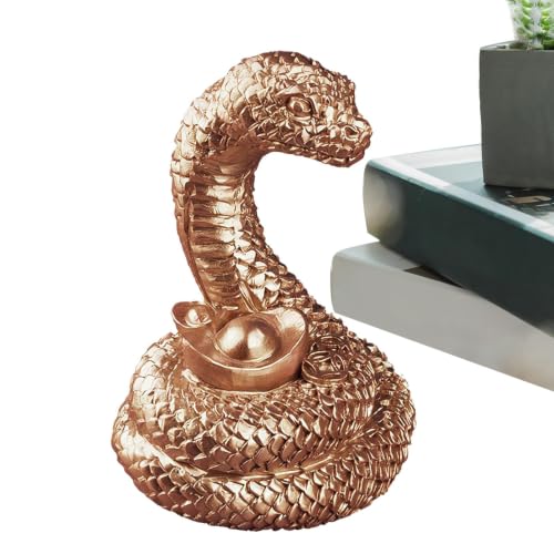 Sculpture décorative de l'année du Serpent 2025 : statuette de table - 7