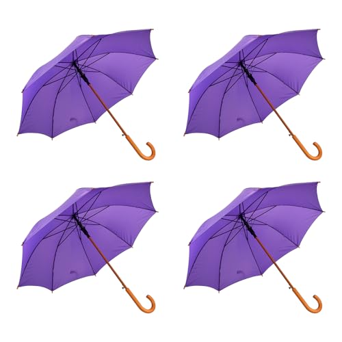Parapluies de pluie automatiques avec mât aluminium pour une protection totale