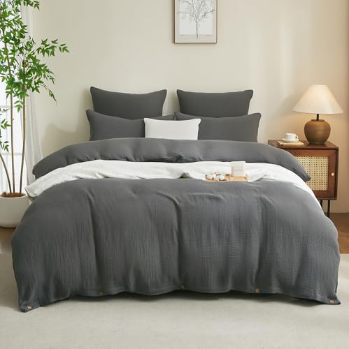 Bailix Juego de Ropa de Cama de Muselina