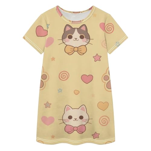 Vestido para niñas de manga corta ideal para juegos y días de parque