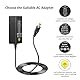 Zolt 45W Universal Netzteil AC zu DC 5V 6V 7.5V 9V 12V 13.5V 15V 3A Schaltnetzteil mit 10 DC-Stecker für Lautsprecher Tablet und mehr Haushaltselektronik, 3000mA Max.