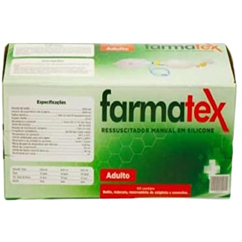 Reanimador Manual Silicone Ambu Completo Adulto Farmatex